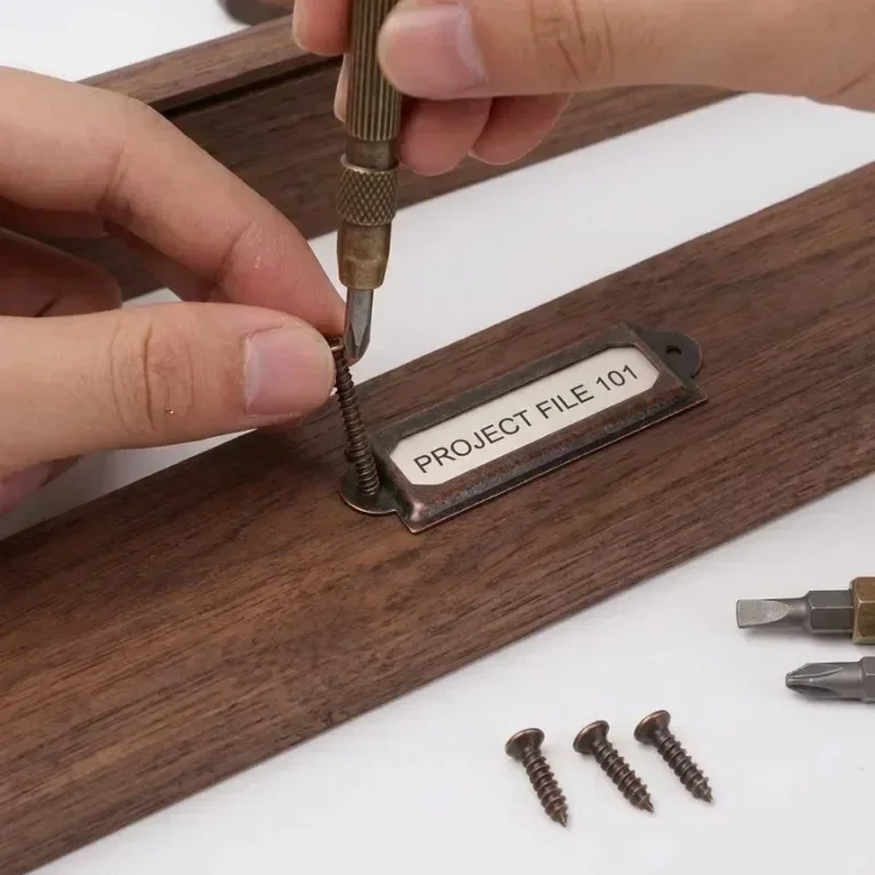 Metal Vintage Label Pull Handl - огляд і ціна Furniture Hardware Names