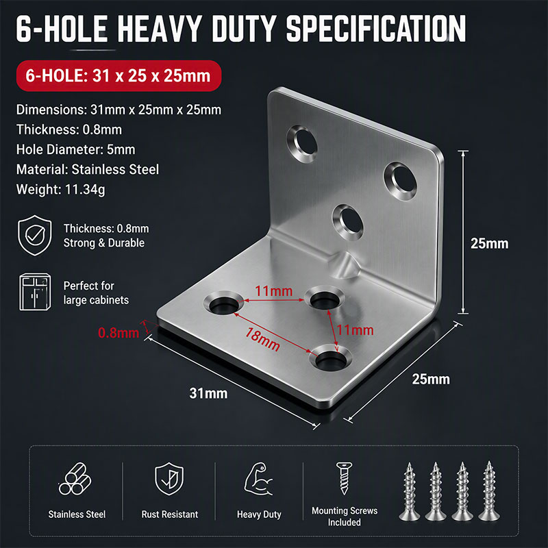 90 Degree Right Angle Fixator  - огляд і ціна Cabinet Hinge Overlay