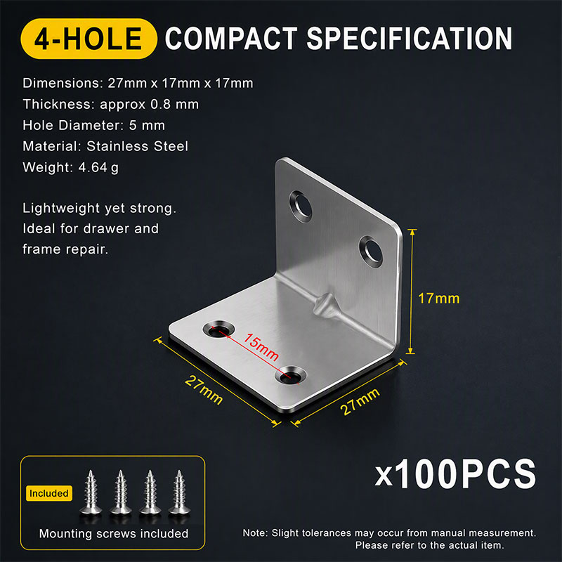 90 Degree Right Angle Fixator  - огляд і ціна Cabinet Hinge Overlay