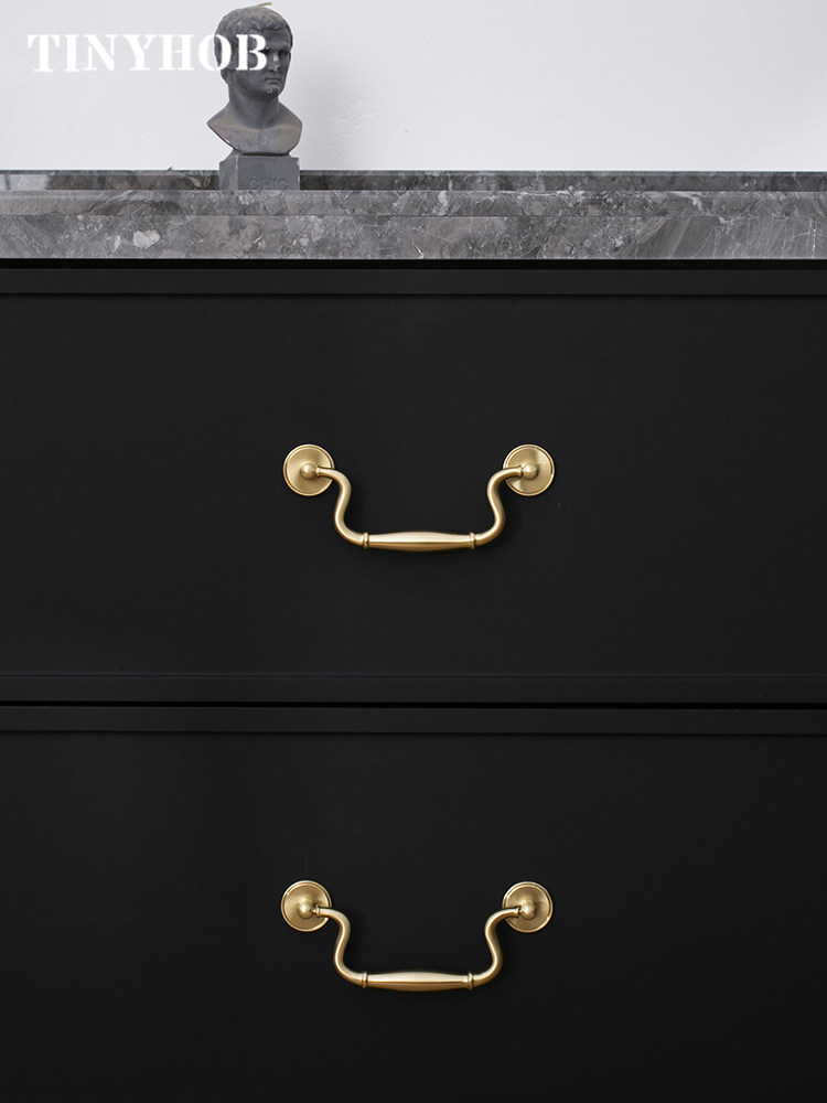 Luxury Vintage Solid Brass Dro - огляд і ціна Furniture Hardware Drop Pulls