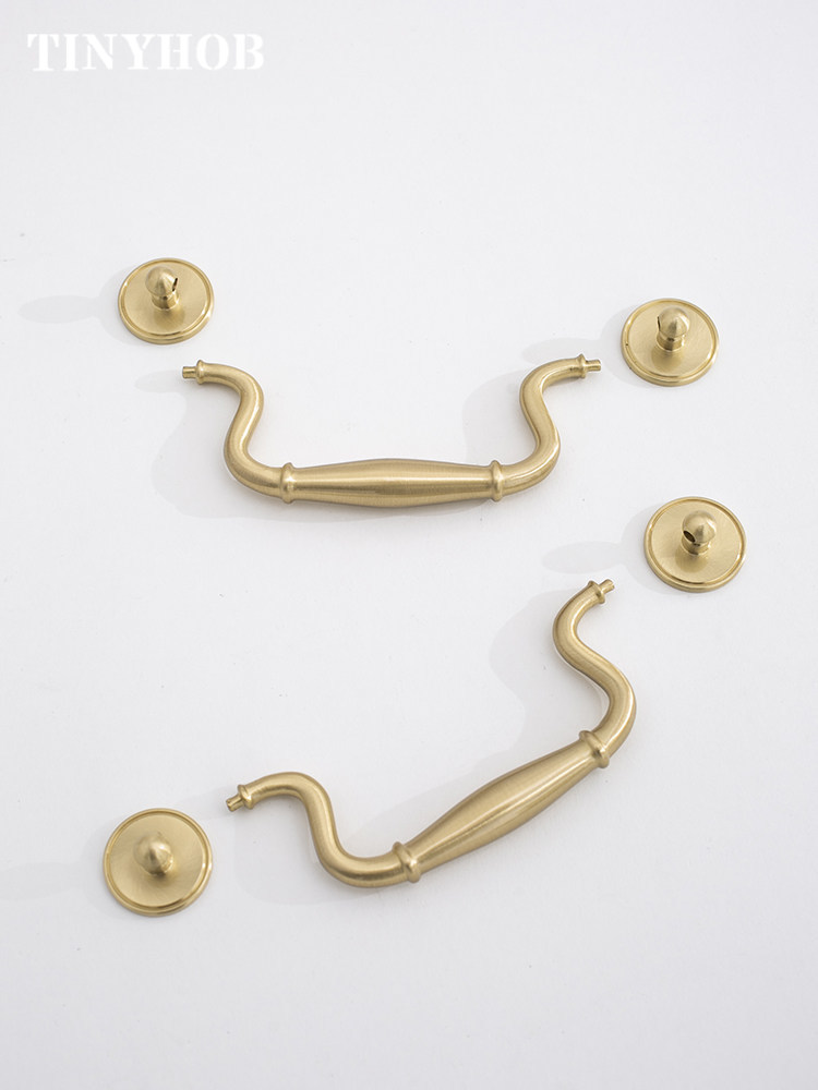 Luxury Vintage Solid Brass Dro - огляд і ціна Furniture Hardware Drop Pulls