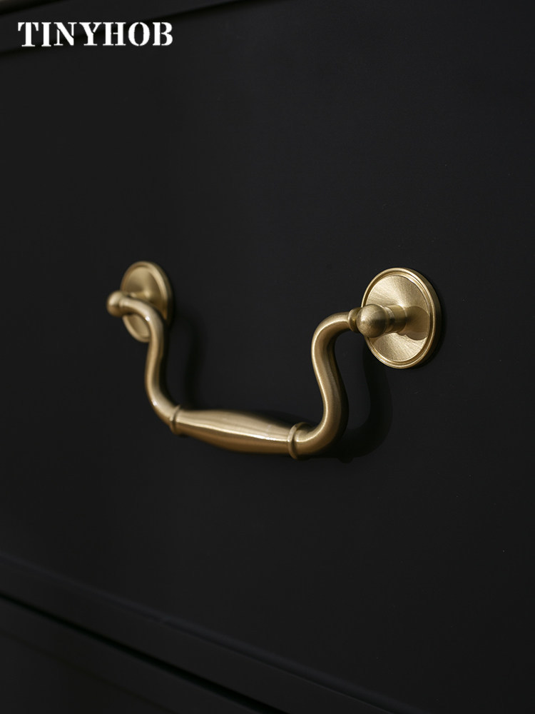 Luxury Vintage Solid Brass Dro - огляд і ціна Furniture Hardware Drop Pulls