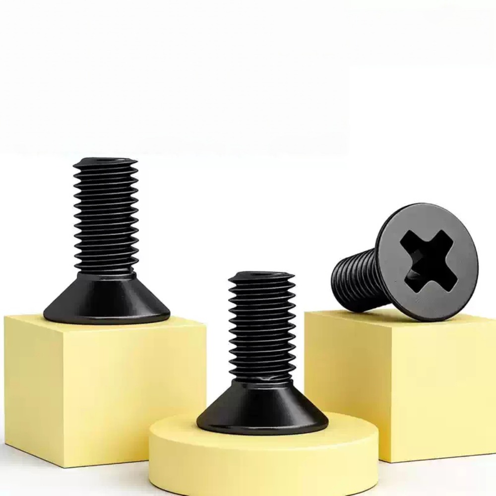 Black Carbon Steel Flat Head C - огляд і ціна Furniture Hardware Lowes