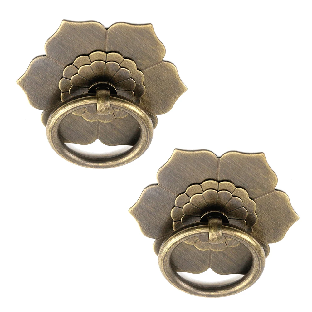 Floral Brass Cabinet Door Knob - огляд і ціна Furniture Hardware Drop Pulls