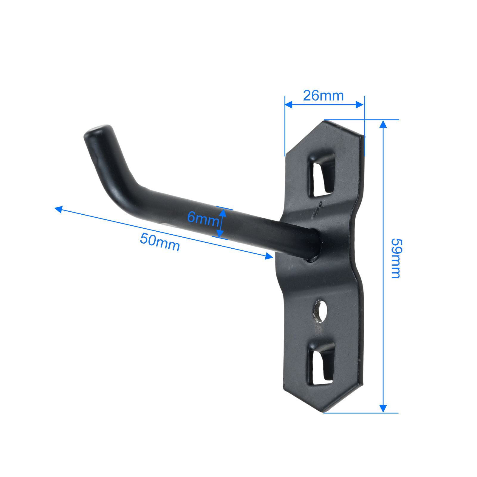 10Pcs/set 50mm Black Hole Boar - огляд і ціна Furniture Hardware Fitting