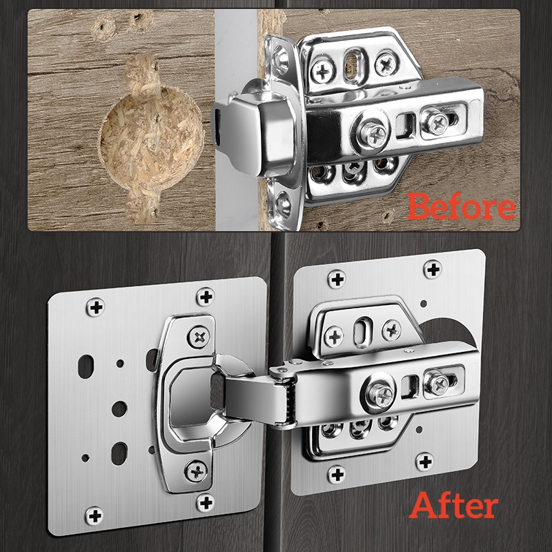 1-10pcs Cabinet Hinges Repair  - огляд і ціна Cabinet Hinge Overlay